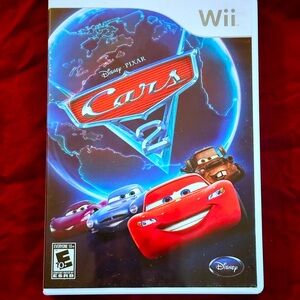 Disney Cars 2 Video Game Red and Blue for Wii